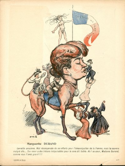 The Butter Plate, nummer 191, satirisk i farge av Maurice Radiguet