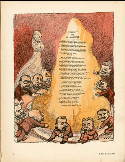 The Butter Plate, nummer 195, Satirical in Colors av Maurice Radiguet