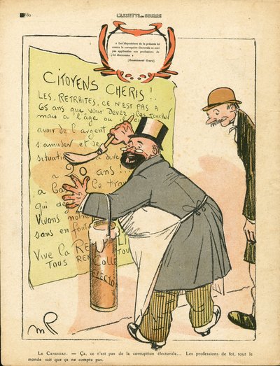 The Butter Plate, nummer 473, Satirical in Colors av Maurice Radiguet