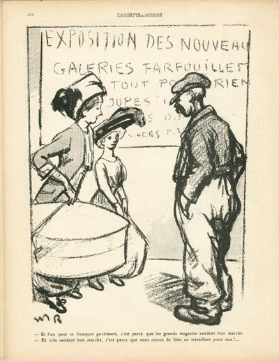L'Assiette au Beurre, nummer 494, satirisk i svart-hvitt av Maurice Radiguet