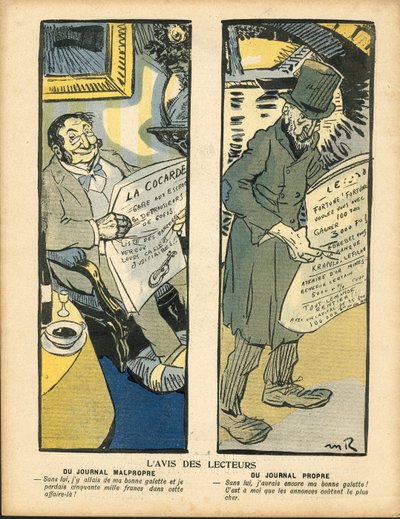 The Butter Plate, nummero 264, Satirical in Colors av Maurice Radiguet