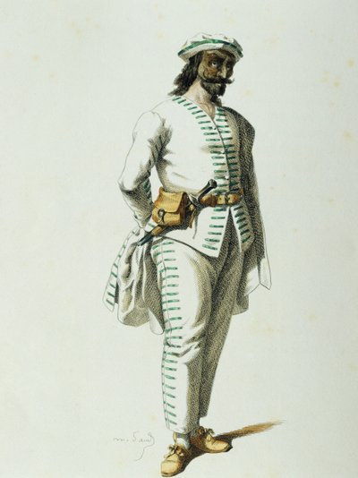 Brighella i 1570, av Maurice Sand (1823-1889) av Maurice Sand