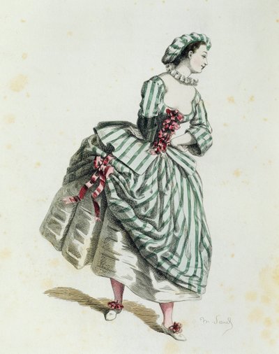 Corallina i 1744, av Maurice Sand (1823-1889) av Maurice Sand