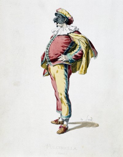 Pulcinella (Polichinelle) av Maurice Sand