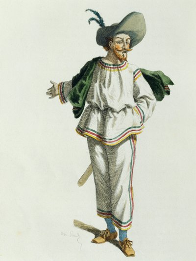 Tabarino i 1618, av Maurice Sand (1823-1889) av Maurice Sand