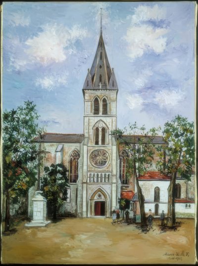 Peterskirken, Orthez, Pyreneene av Maurice Utrillo