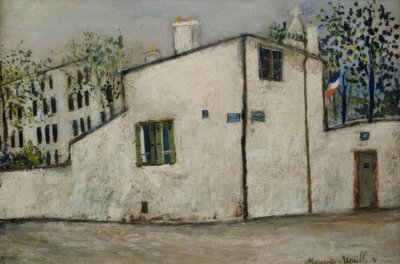 Berlioz#39; hus av Maurice Utrillo