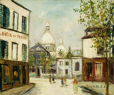 Det hellige hjerte i Montmartre av Maurice Utrillo