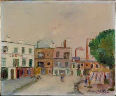 quot;Les usines de banlieuquot; (The Suburban Factory) av Maurice Utrillo