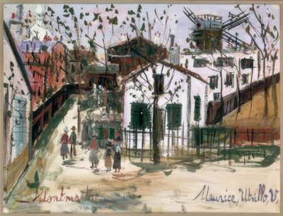 Montmartre av Maurice Utrillo