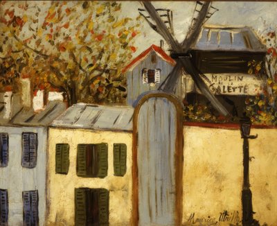 Moulin de la Galette av Maurice Utrillo