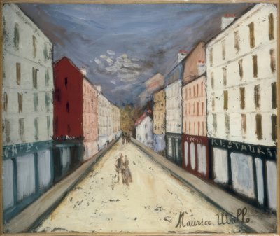 Parisgaten av Maurice Utrillo