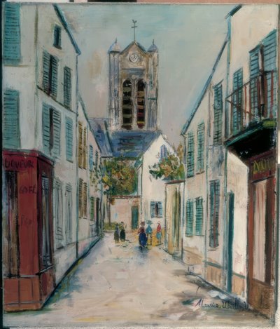 Parisgaten av Maurice Utrillo