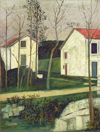 Presles-ravinen (olje på lerret) av Maurice Utrillo
