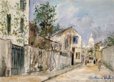 Watering Place Street av Maurice Utrillo