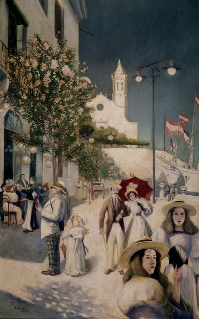 SITGES AV PREVINDRE – 20. ÅRHUNDRET av Maurice Utrillo