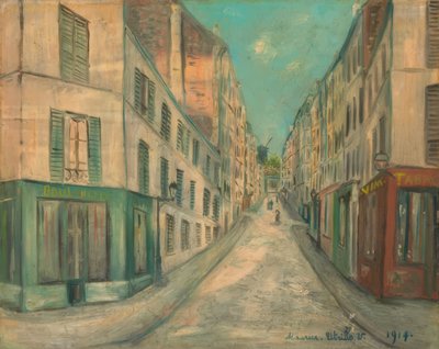 Gate i Paris av Maurice Utrillo
