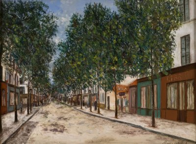 Veien til Puteaux av Maurice Utrillo