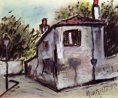 Berlioz-huset av Maurice Utrillo