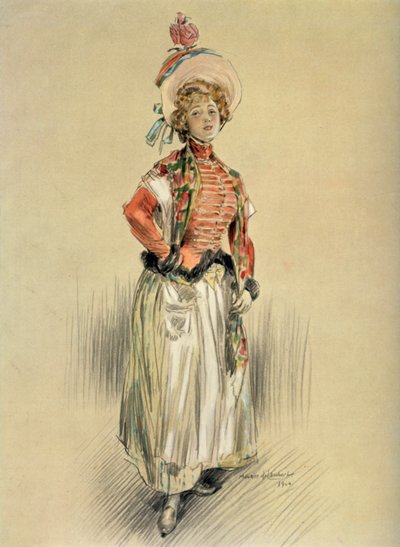 Frøken Brasil - Rollen til frøken Senedor. - The Montansier, 1904. av Maurice de Lambert