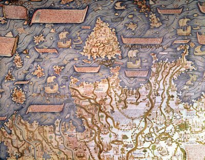Utsikt over Borneo-skjærgården 1459 Marciana-biblioteket, Venezia av Mauro Fra