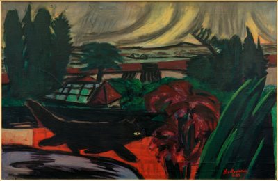 Kveldshage i tordenvær av Max Beckmann