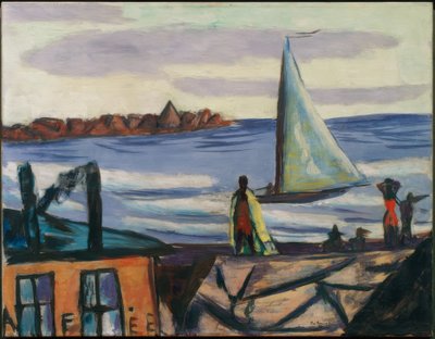 Dårlig utsikt på Bandol av Max Beckmann