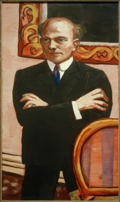 Portrett av Gottlieb Friedrich Reber av Max Beckmann