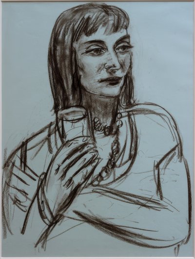 Portrett av Marion Greenwood av Max Beckmann
