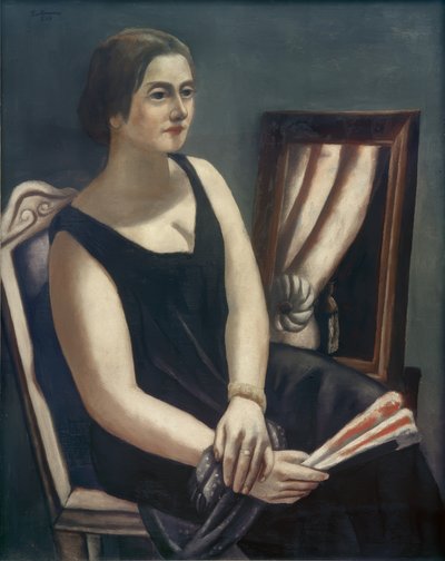 Portrett av Minna Beckmann-Tube av Max Beckmann