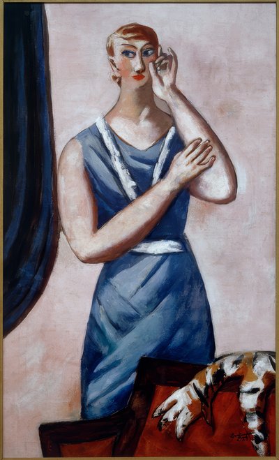 Portrett av Valentine Tessier av Max Beckmann