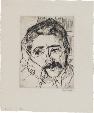Portrett av Walter Carl (1884-1956) av Max Beckmann
