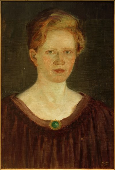 Portrett av søsteren av Max Beckmann