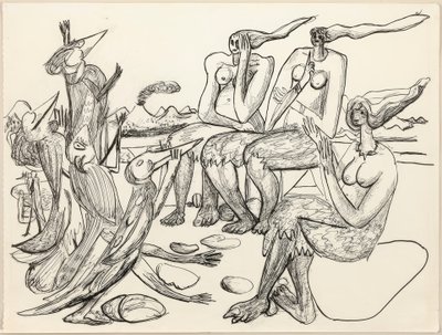 Fuglelek av Max Beckmann