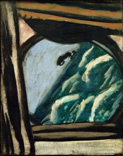 Utsikt fra skipets luke av Max Beckmann