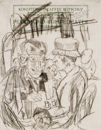 Cafe Life; Cafehausszene av Max Beckmann