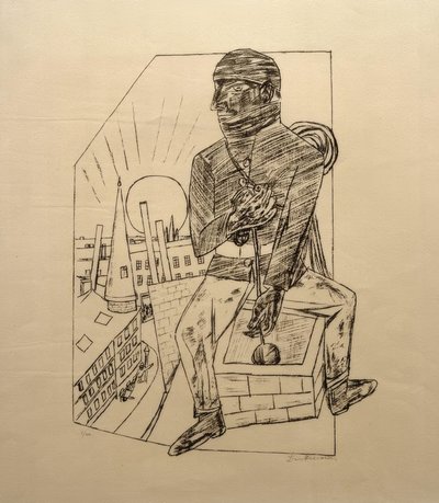 Skorsteinsfeieren av Max Beckmann