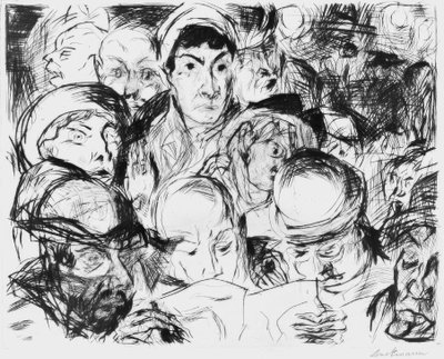 Krigserklæringen av Max Beckmann