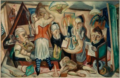 Familiebilde av Max Beckmann