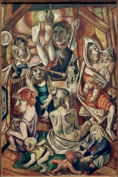 Damebad av Max Beckmann