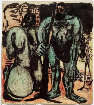 Kjemper av Max Beckmann