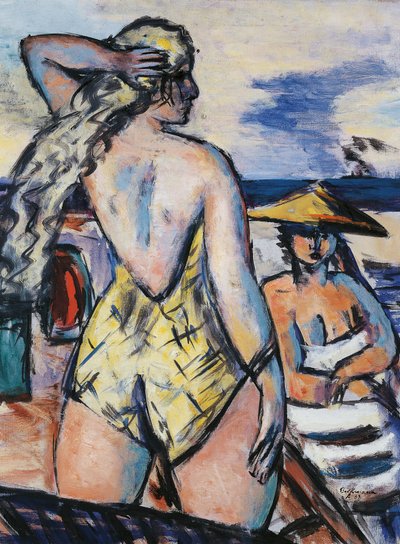 Jenter ved sjøen av Max Beckmann
