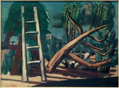 Stort tordenlandskap av Max Beckmann