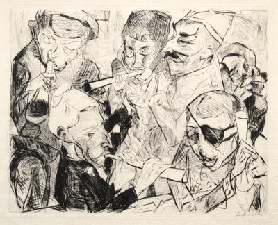 Godt nytt år 1917 av Max Beckmann