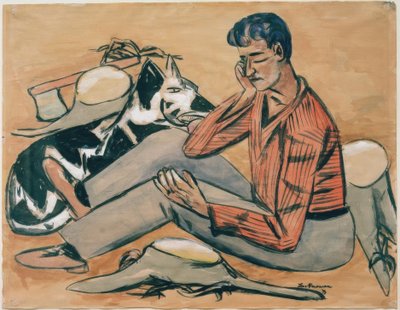 tømmerhugger av Max Beckmann