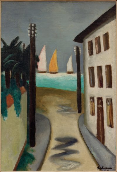 Lite landskap. Viareggio av Max Beckmann