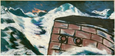 Landingskai i storm av Max Beckmann