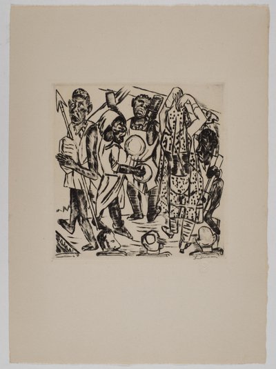 «Svart dans» av Max Beckmann