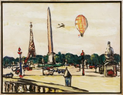 Place de la Concorde bei Tag av Max Beckmann