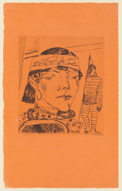 Tafel 10 der Serie: Jährlicher Jahrmarkt av Max Beckmann